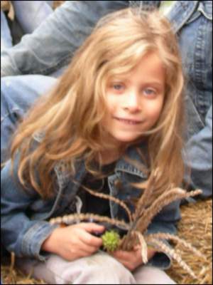 Everyone enjoyed the hayride through the farm.